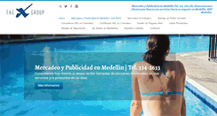 Desktop Screenshot of mercadeoypublicidadenmedellin.com