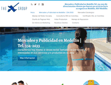 Tablet Screenshot of mercadeoypublicidadenmedellin.com